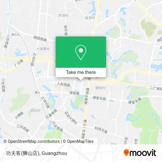 功夫客(狮山店) map