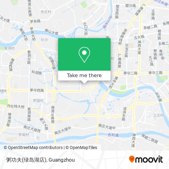 粥功夫(绿岛湖店) map
