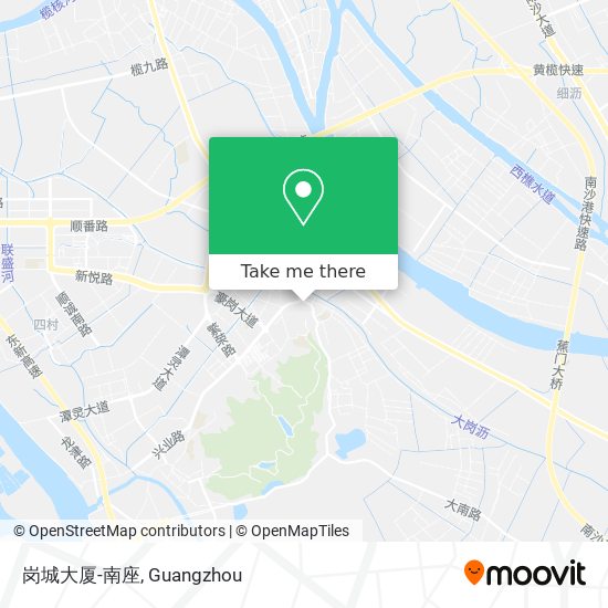 岗城大厦-南座 map