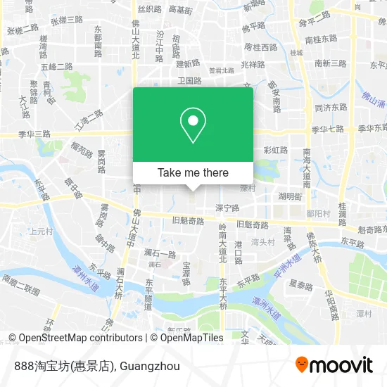 888淘宝坊(惠景店) map