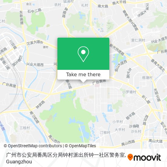 广州市公安局番禺区分局钟村派出所钟一社区警务室 map
