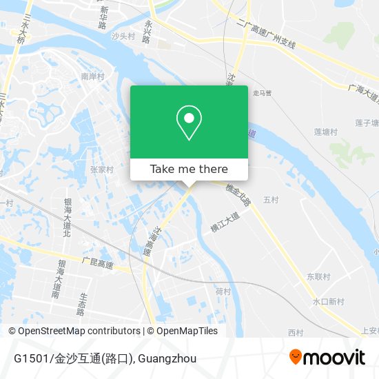 G1501/金沙互通(路口) map