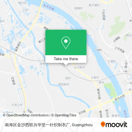 南海区金沙西联兴华坚一针织制衣厂 map