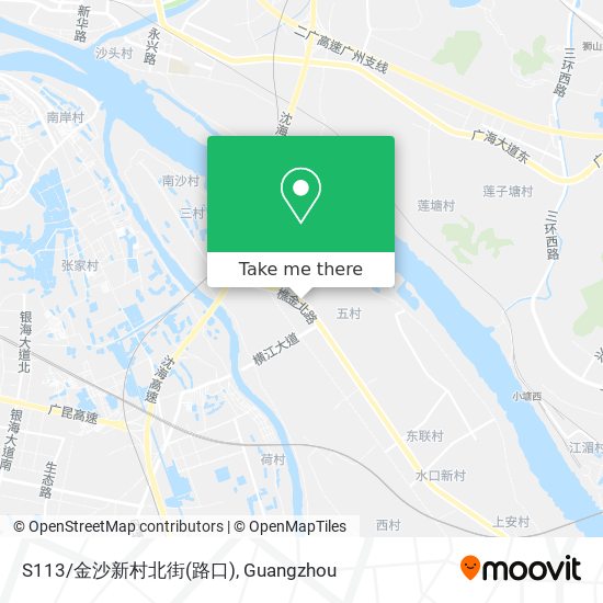 S113/金沙新村北街(路口) map