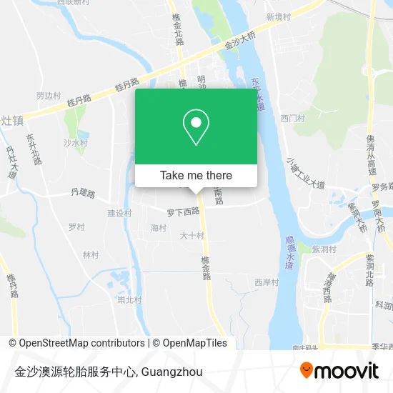 金沙澳源轮胎服务中心 map