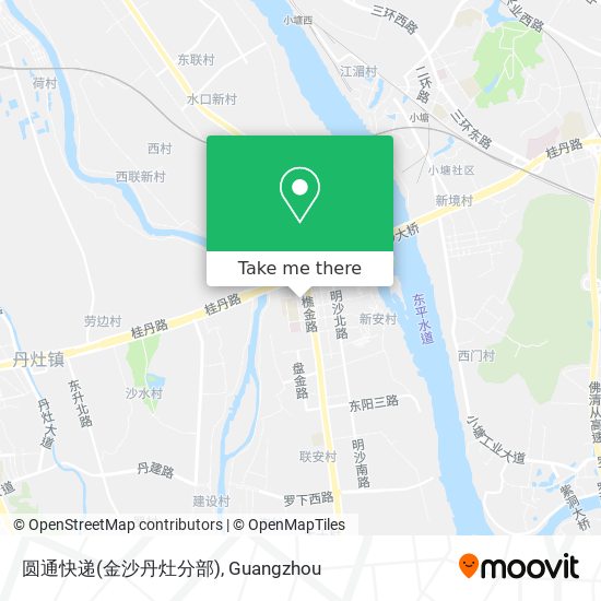 圆通快递(金沙丹灶分部) map