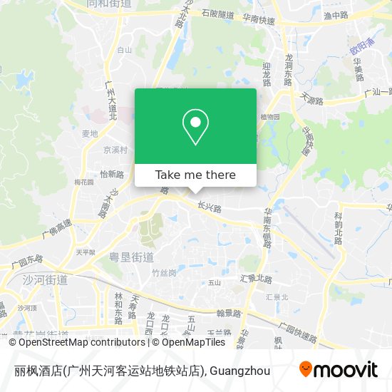 丽枫酒店(广州天河客运站地铁站店) map