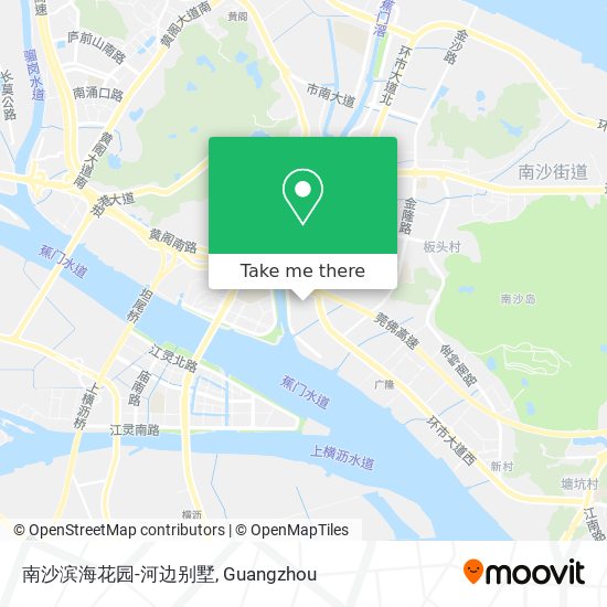 南沙滨海花园-河边别墅 map