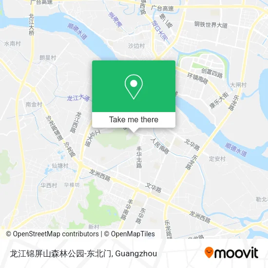 龙江锦屏山森林公园-东北门 map