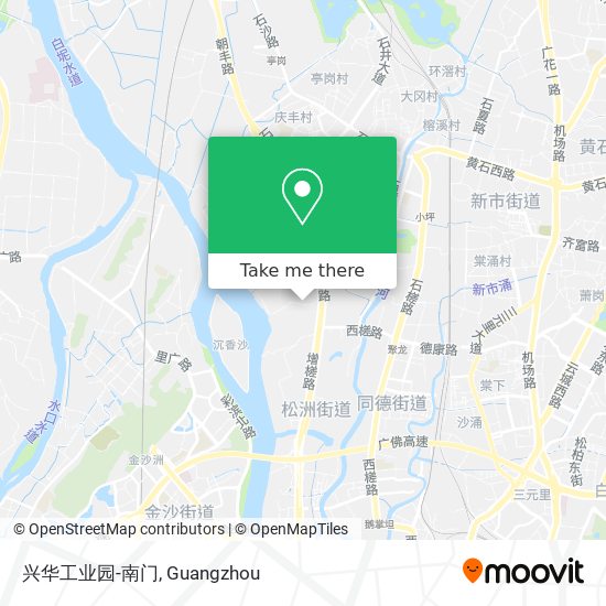 兴华工业园-南门 map