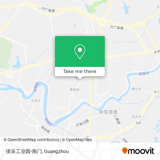 倩采工业园-南门 map