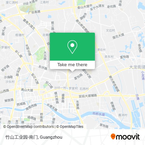 竹山工业园-南门 map