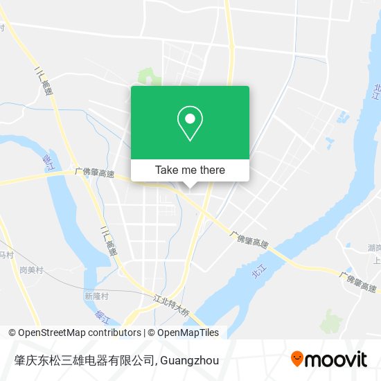 肇庆东松三雄电器有限公司 map