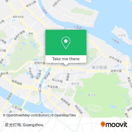 星光灯饰 map