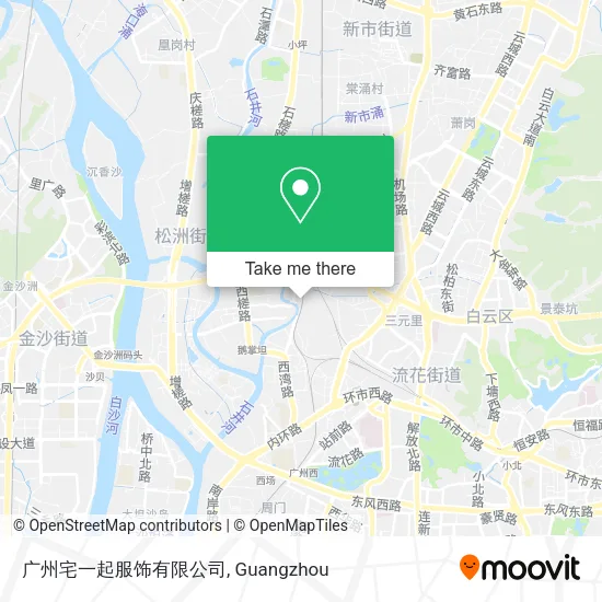 广州宅一起服饰有限公司 map