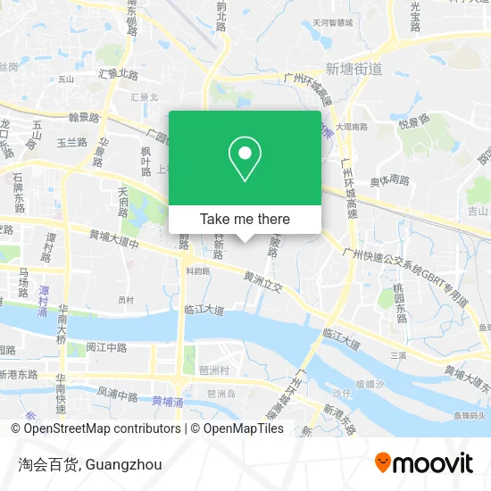 淘会百货 map