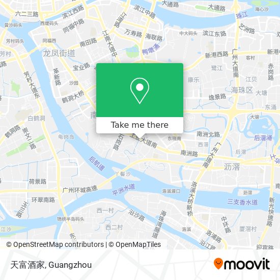 天富酒家 map