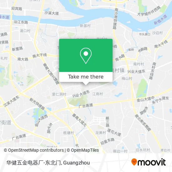 华健五金电器厂-东北门 map