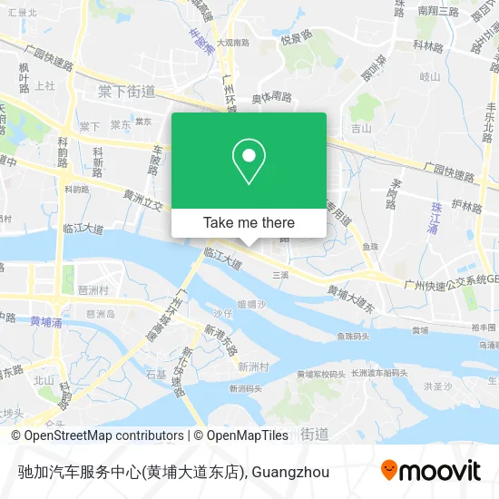 驰加汽车服务中心(黄埔大道东店) map