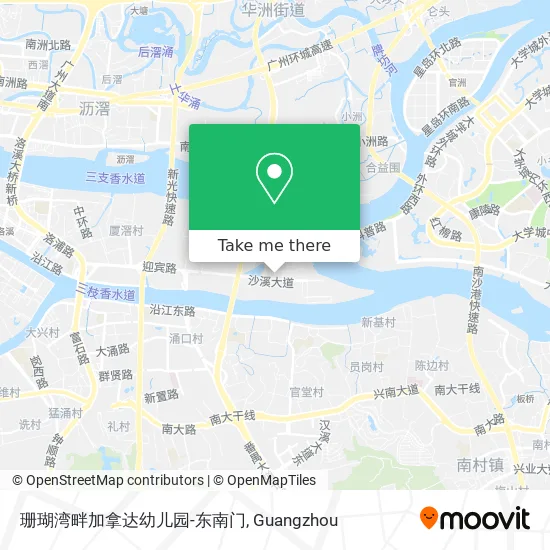 珊瑚湾畔加拿达幼儿园-东南门 map