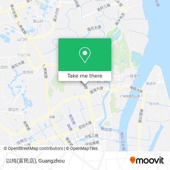 以纯(富民店) map