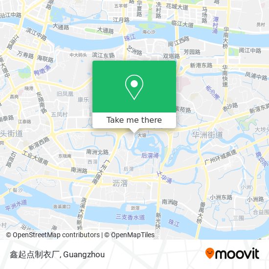 鑫起点制衣厂 map
