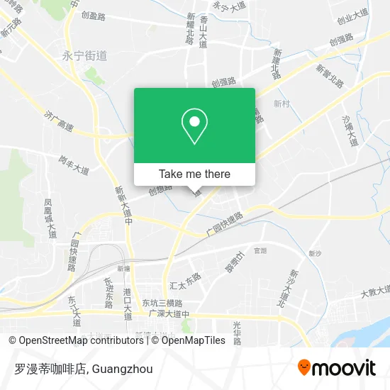 罗漫蒂咖啡店 map