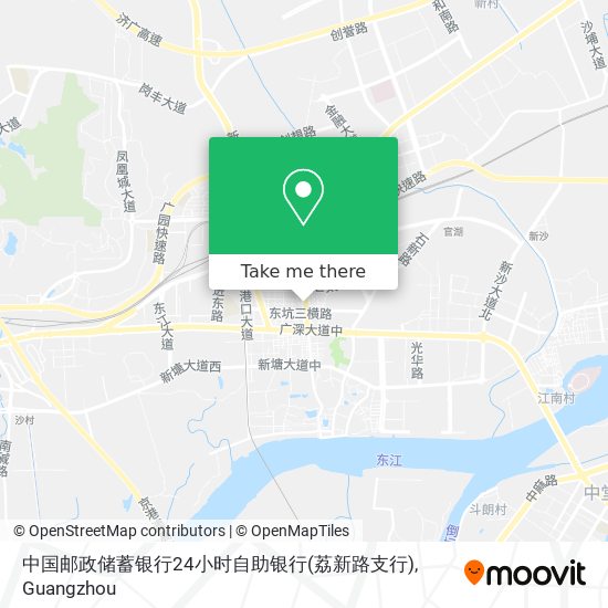 中国邮政储蓄银行24小时自助银行(荔新路支行) map