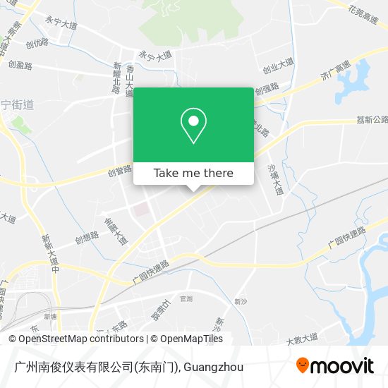 广州南俊仪表有限公司(东南门) map