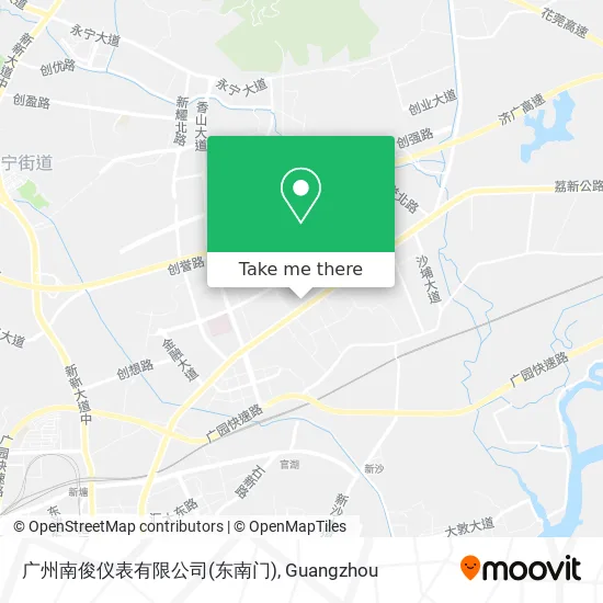 广州南俊仪表有限公司(东南门) map