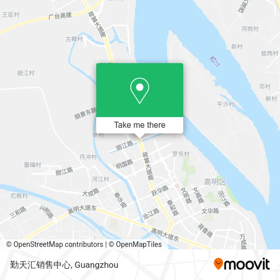 勤天汇销售中心 map