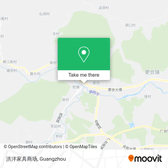 洪洋家具商场 map