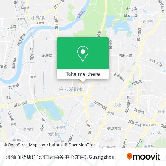 潮汕面汤店(平沙国际商务中心东南) map