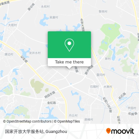 国家开放大学服务站 map