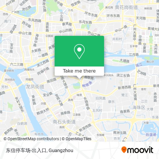 东信停车场-出入口 map