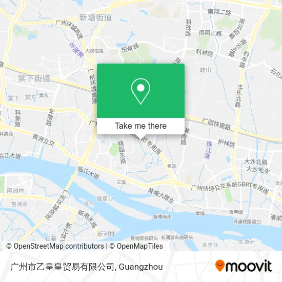 广州市乙皇皇贸易有限公司 map
