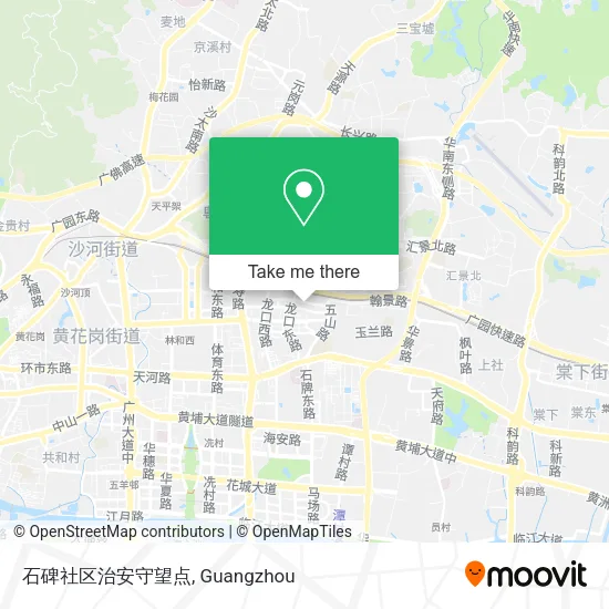 石碑社区治安守望点 map