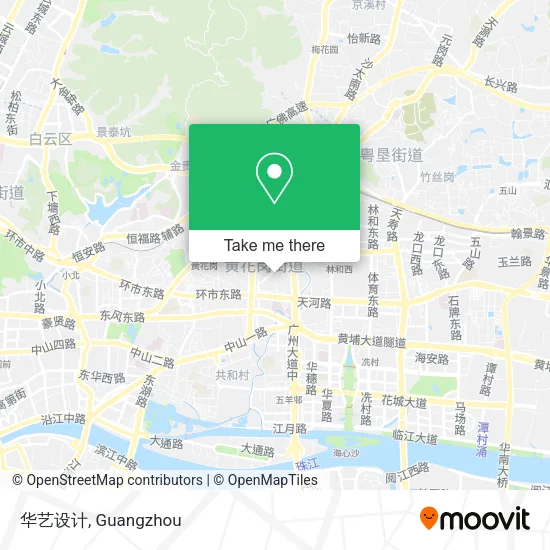 华艺设计 map