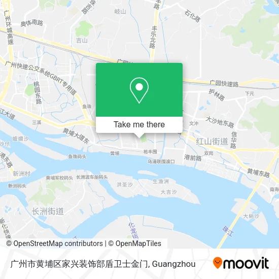 广州市黄埔区家兴装饰部盾卫士金门 map