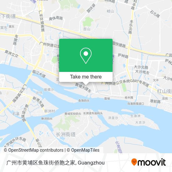 广州市黄埔区鱼珠街侨胞之家 map