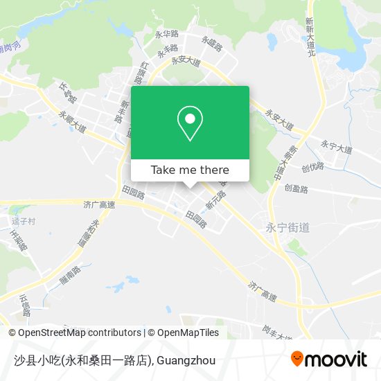 沙县小吃(永和桑田一路店) map