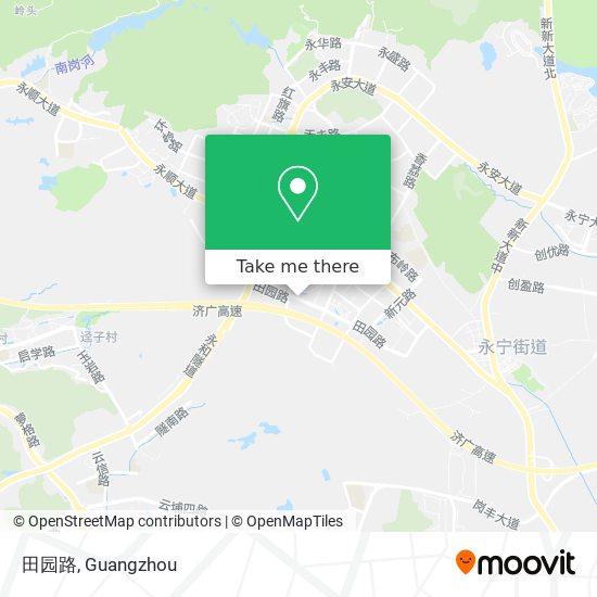 田园路 map