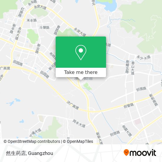 然生药店 map