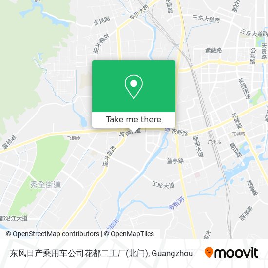 东风日产乘用车公司花都二工厂(北门) map