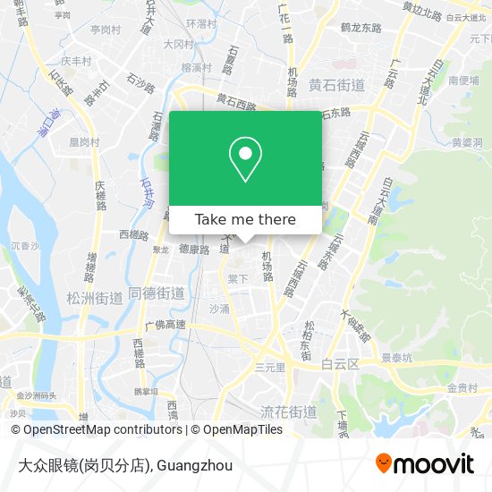 大众眼镜(岗贝分店) map