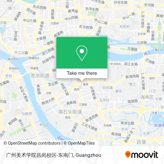 广州美术学院昌岗校区-东南门 map