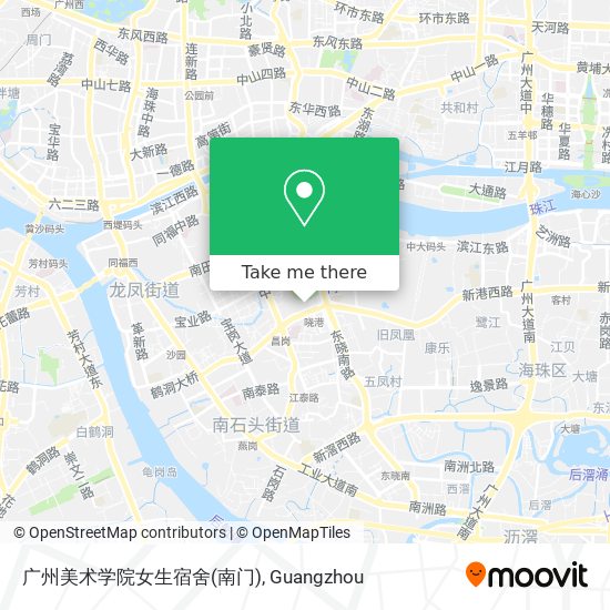 广州美术学院女生宿舍(南门) map