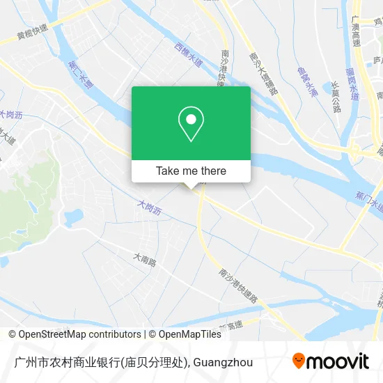 广州市农村商业银行(庙贝分理处) map