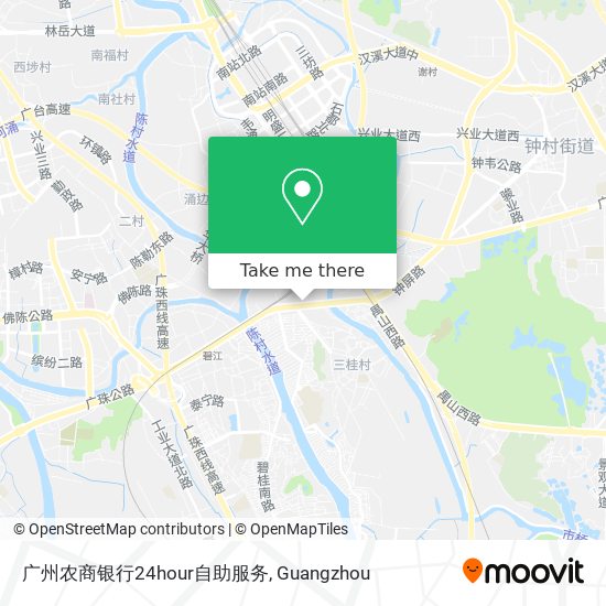 广州农商银行24hour自助服务 map