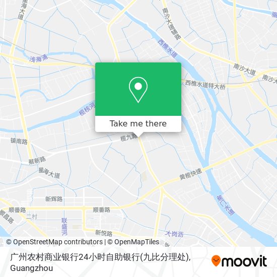 广州农村商业银行24小时自助银行(九比分理处) map